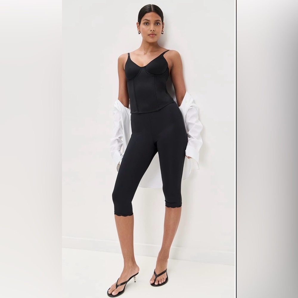 NIA Elegant Black Capris Jumpsuit